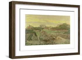 Mending Wall, Near Gruchy-Maurice Sheppard-Framed Giclee Print