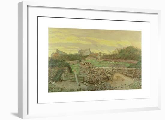 Mending Wall, Near Gruchy-Maurice Sheppard-Framed Giclee Print