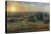 Mendocino Coast Shack and Morning Sun-Vincent James-Stretched Canvas