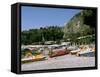 Mendolia Beach, Taormina, Sicily, Italy-Peter Thompson-Framed Stretched Canvas