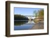 Mendota Bridge from Shores of Minnesota River-jrferrermn-Framed Photographic Print