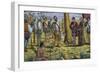 Mendoza Foundation, Polychrome Ceramic, Monument to Brotherhood Between Spain and Argentina-null-Framed Giclee Print