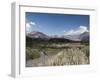 Mendoza Province, Uspallata, Andes Mountains and Rio Mendoza River, Argentina-Walter Bibikow-Framed Photographic Print