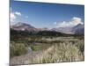 Mendoza Province, Uspallata, Andes Mountains and Rio Mendoza River, Argentina-Walter Bibikow-Mounted Photographic Print