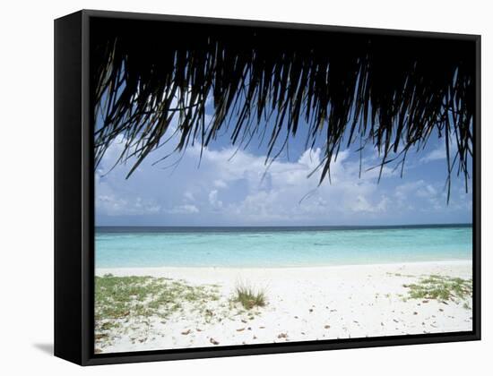 Mendu Island, Baa Atoll, Maldives, Indian Ocean-Sergio Pitamitz-Framed Stretched Canvas