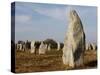 Menec Menhirs in Carnac, Morbihan, Brittany, France, Europe-null-Stretched Canvas