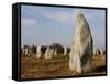 Menec Menhirs in Carnac, Morbihan, Brittany, France, Europe-null-Framed Stretched Canvas