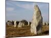 Menec Menhirs in Carnac, Morbihan, Brittany, France, Europe-null-Mounted Photographic Print