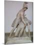 Menelaus Supporting the Body of Patroclus, Roman Copy of a Greek Original, 150-125 BC-null-Mounted Giclee Print