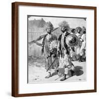 Menelik II Guards in Abyssinia or Ethiopia 1903-Chris Hellier-Framed Giclee Print