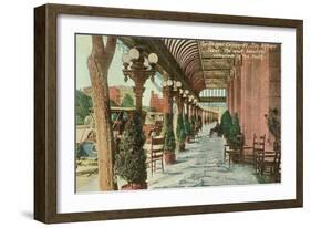 Menger Colonnade, San Antonio, Texas-null-Framed Art Print