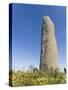 Menhir de Outeiro, Monsaraz in the Alentejo. Portugal-Martin Zwick-Stretched Canvas