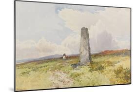Menhir Near Merivale Bridge , C.1895-96-Frederick John Widgery-Mounted Giclee Print