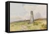 Menhir Near Merivale Bridge , C.1895-96-Frederick John Widgery-Framed Stretched Canvas