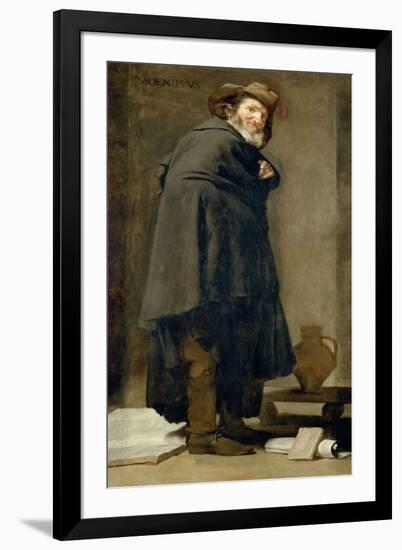 Menippus, 1639-1640-Diego Velazquez-Framed Giclee Print