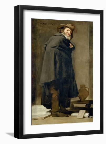 Menippus, 1639-1640-Diego Velazquez-Framed Giclee Print