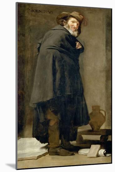 Menippus, 1639-1640-Diego Velazquez-Mounted Giclee Print