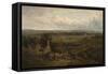 Menlough Castle, Galway, Ireland-David Cox-Framed Stretched Canvas