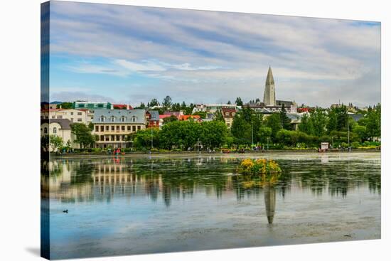 Menningarnott, Annual Cultural Festival to mark the end of the summer, Reykjavik, Iceland-null-Stretched Canvas