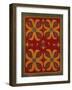 Mennonite Pieced and Appliqued Cotton Quilted Coverlet, Lancaster County, Pennsylvania, c.1880-null-Framed Giclee Print