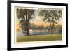 Menominee Park and Lagoon, Oshkosh, Wisconsin-null-Framed Art Print