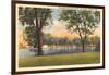 Menominee Park and Lagoon, Oshkosh, Wisconsin-null-Framed Art Print