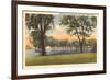 Menominee Park and Lagoon, Oshkosh, Wisconsin-null-Framed Premium Giclee Print