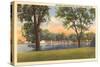 Menominee Park and Lagoon, Oshkosh, Wisconsin-null-Stretched Canvas