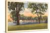 Menominee Park and Lagoon, Oshkosh, Wisconsin-null-Stretched Canvas