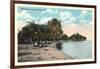 Menominee Park, Oshkosh-null-Framed Art Print