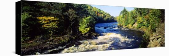 Menominee River at Piers Gorge, Upper Peninsula of Michigan, Michigan, USA-null-Stretched Canvas