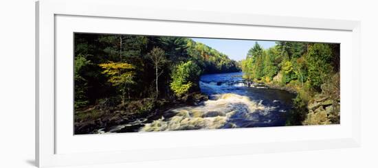 Menominee River at Piers Gorge, Upper Peninsula of Michigan, Michigan, USA-null-Framed Photographic Print