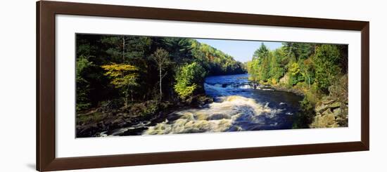 Menominee River at Piers Gorge, Upper Peninsula of Michigan, Michigan, USA-null-Framed Photographic Print