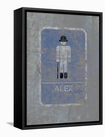 Mens Bathroom - Alex-null-Framed Stretched Canvas