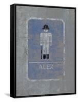 Mens Bathroom - Alex-null-Framed Stretched Canvas