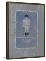 Mens Bathroom - Alex-null-Framed Poster