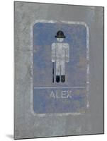 Mens Bathroom - Alex-null-Mounted Poster