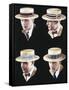 Mens Hats, USA, 1920-null-Framed Stretched Canvas