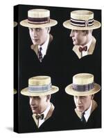 Mens Hats, USA, 1920-null-Stretched Canvas