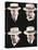 Mens Hats, USA, 1920-null-Stretched Canvas
