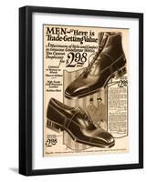 Mens Shoes 1924-null-Framed Art Print