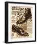 Mens Shoes 1924-null-Framed Art Print