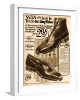 Mens Shoes 1924-null-Framed Art Print