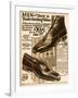 Mens Shoes 1924-null-Framed Art Print