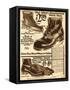 Mens Work Shoes 1924-null-Framed Stretched Canvas