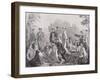 Mensuren' or Student Members of the Duelling Society on a Outing-null-Framed Giclee Print