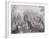 Mensuren' or Student Members of the Duelling Society on a Outing-null-Framed Giclee Print