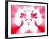 Mental Health Inkblot Background-kgtoh-Framed Art Print