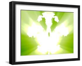 Mental Health Inkblot Background-kgtoh-Framed Art Print