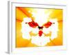 Mental Health Inkblot Background-kgtoh-Framed Art Print